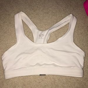 White champion sports bra
